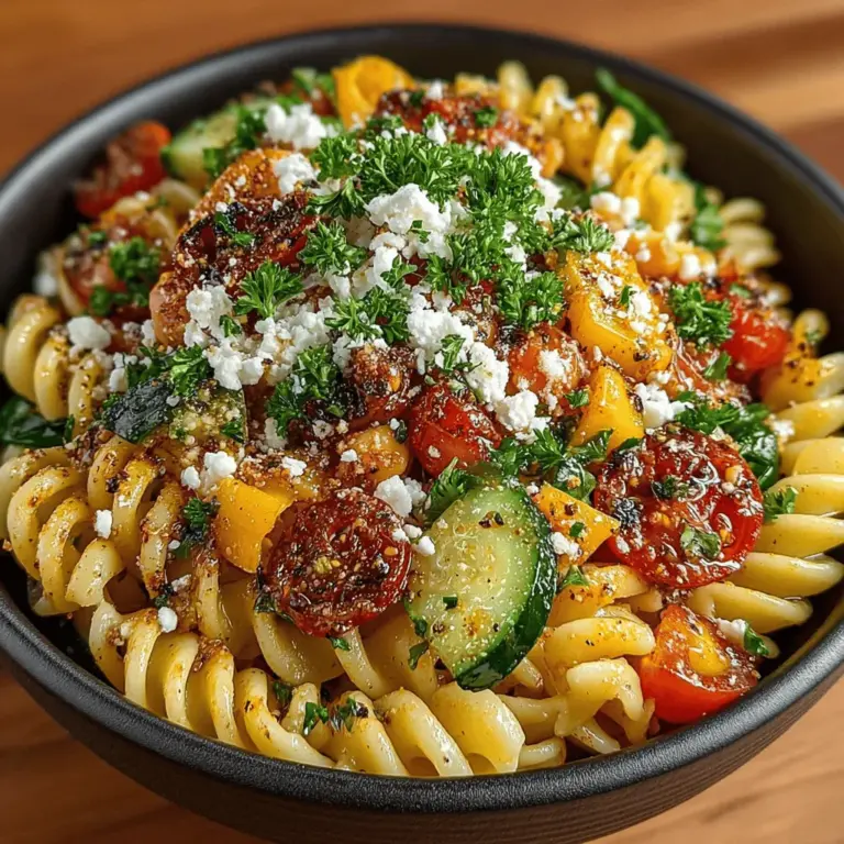 When it comes to quick, healthy, and satisfying meals, few options can rival the versatility and appeal of a well-crafted pasta salad. The Zesty Lemon Garlic Chickpea Pasta Salad stands out not only for its vibrant flavors but also for its impressive nutritional profile. This salad combines the goodness of chickpeas, fresh vegetables, and a zesty lemon-garlic dressing, making it a perfect dish for any occasion—be it a summer picnic, a light lunch, or a potluck gathering.