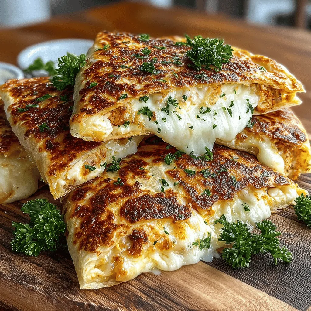 Looking for a comforting and satisfying meal option that won't take hours to prepare? Look no further than Mini Chicken Alfredo Tortilla Melts. This delightful dish combines all the creamy goodness of traditional chicken Alfredo with the convenience of a handheld meal, making it perfect for busy weeknights or casual gatherings with family and friends. The combination of tender chicken, rich Alfredo sauce, and gooey cheese, all wrapped in a warm tortilla, creates a flavor explosion that is sure to please even the pickiest of eaters.
