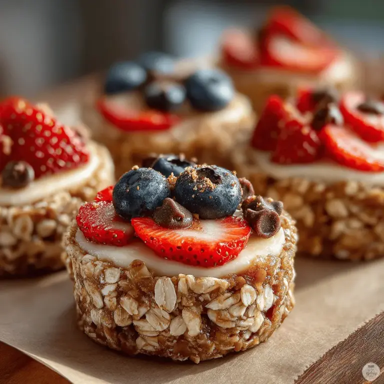 In the quest for healthy snack options that appeal to both kids and adults, frozen banana oatmeal sandwich coins emerge as a delightful solution. This recipe combines the natural sweetness of ripe bananas with the hearty goodness of rolled oats, creating a snack that is not only nourishing but also incredibly satisfying. The creamy texture of the banana filling paired with the chewy oats results in a treat that is both flavorful and enjoyable. As a bonus, these sandwich coins can be customized to suit various dietary preferences, making them a versatile choice for families or individuals looking for a guilt-free snack.