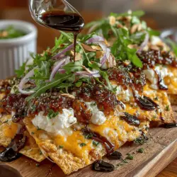 Nachos, a beloved snack and appetizer, have found their way into the hearts and stomachs of food lovers around the globe. Originating from Mexico, this versatile dish has evolved from its humble beginnings into a canvas for culinary creativity. Traditionally, nachos consist of tortilla chips topped with melted cheese, jalapeños, and various other toppings. However, the Fig Jam Nachos Supreme takes this classic treat to a whole new level by introducing a unique blend of sweet and savory flavors that promises to tantalize your taste buds.