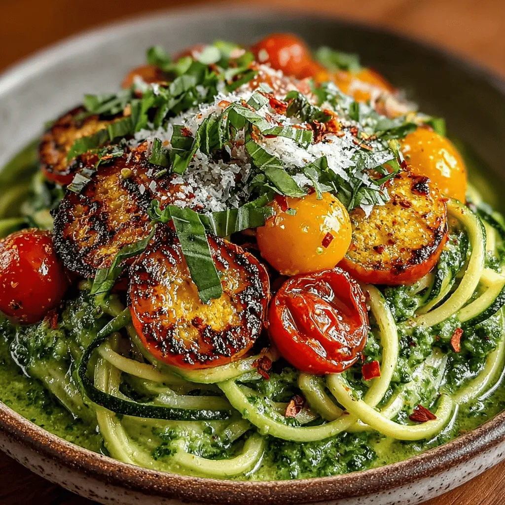 Creating the perfect zucchini noodles, or 