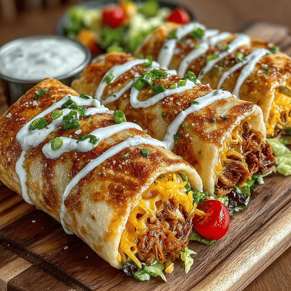 In our fast-paced world, finding time to prepare a delicious and nutritious meal can often feel like a daunting task. Enter Mini Chicken Ranch Flatbread Wraps—an easy-to-make dish that is perfect for busy weeknights, casual picnics, or gatherings with friends and family. This recipe shines with its fresh ingredients, simplicity, and versatility, making it a favorite for many home cooks. Whether you are looking for a quick lunch, a light dinner, or a crowd-pleasing appetizer, these wraps deliver on all fronts, and they can easily cater to a range of dietary preferences while packing a punch of flavor in every bite.