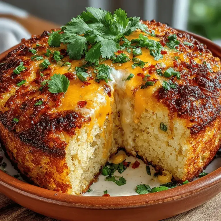 In the realm of comfort food, few dishes evoke warmth and satisfaction quite like cornbread. This Spicy Hatch Green Chili Cornbread Casserole elevates the classic cornbread recipe, transforming it into a delightful blend of flavors and textures that is sure to please any crowd. With its rich, savory notes from Hatch green chilies and the creamy sharpness of cheddar cheese, this casserole is not only a comforting dish but also an exciting culinary adventure.