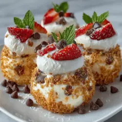 As the temperatures rise and the sun shines brighter, the craving for refreshing treats becomes a daily ritual. Enter the Frozen Yogurt Toast Crunch Bombs – a delightful fusion of health-conscious ingredients and indulgent flavors that brings joy to both kids and adults alike. This innovative recipe takes the classic taste of a breakfast favorite and transforms it into a fun, bite-sized dessert. Perfect for summer gatherings, snack time, or even as a guilt-free midnight treat, these Frozen Yogurt Toast Crunch Bombs are sure to be a hit in your home.