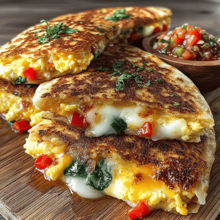 Breakfast is often heralded as the most important meal of the day, offering a chance to fuel your body and set a positive tone for the hours ahead. In our fast-paced lives, however, finding the time to prepare a wholesome breakfast can be a challenge. That’s where quick, delicious meals come into play, and the Mini Breakfast Quesadilla Pockets shine as a standout option. These delightful little pockets not only cater to your taste buds but also fit seamlessly into your busy morning routine.