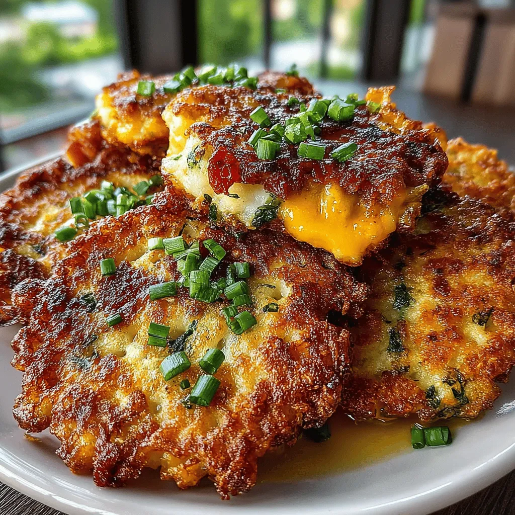 When it comes to comfort food, few dishes can compete with the savory satisfaction of fritters. Enter the Cheesy Zucchini Bacon Fritters—a mouthwatering blend of fresh zucchini, crispy bacon, and gooey cheese that has taken kitchens by storm. This recipe not only captures the essence of comfort food but also cleverly incorporates a nutritious vegetable, making it a delightful addition to any meal. Whether served as an appetizer, a side dish, or a light main course, these fritters are sure to please even the pickiest eaters.