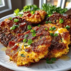 When it comes to comfort food, few dishes can compete with the savory satisfaction of fritters. Enter the Cheesy Zucchini Bacon Fritters—a mouthwatering blend of fresh zucchini, crispy bacon, and gooey cheese that has taken kitchens by storm. This recipe not only captures the essence of comfort food but also cleverly incorporates a nutritious vegetable, making it a delightful addition to any meal. Whether served as an appetizer, a side dish, or a light main course, these fritters are sure to please even the pickiest eaters.