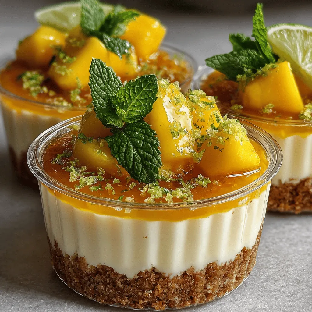 As the sun shines brighter and temperatures rise, there's nothing quite like a refreshing dessert to cool down and satisfy your sweet cravings. Enter the Frozen Mango Lime Cheesecake Cups—an irresistible combination of creamy cheesecake, vibrant mango, and zesty lime that encapsulates the essence of summer in every bite. This delightful treat not only serves as a perfect end to any meal but also stands out as a quick and easy option for gatherings, parties, or simply a refreshing indulgence on a hot day.