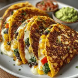 Rainbow Veggie Quesadillas for Kids: A Fun and Healthy Recipe
