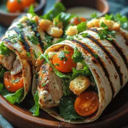 Grilled Chicken Caesar Wraps: Flavorful and Nutritious Meal Solution