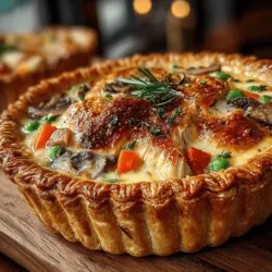Cozy Chicken and Mushroom Pot Pie
