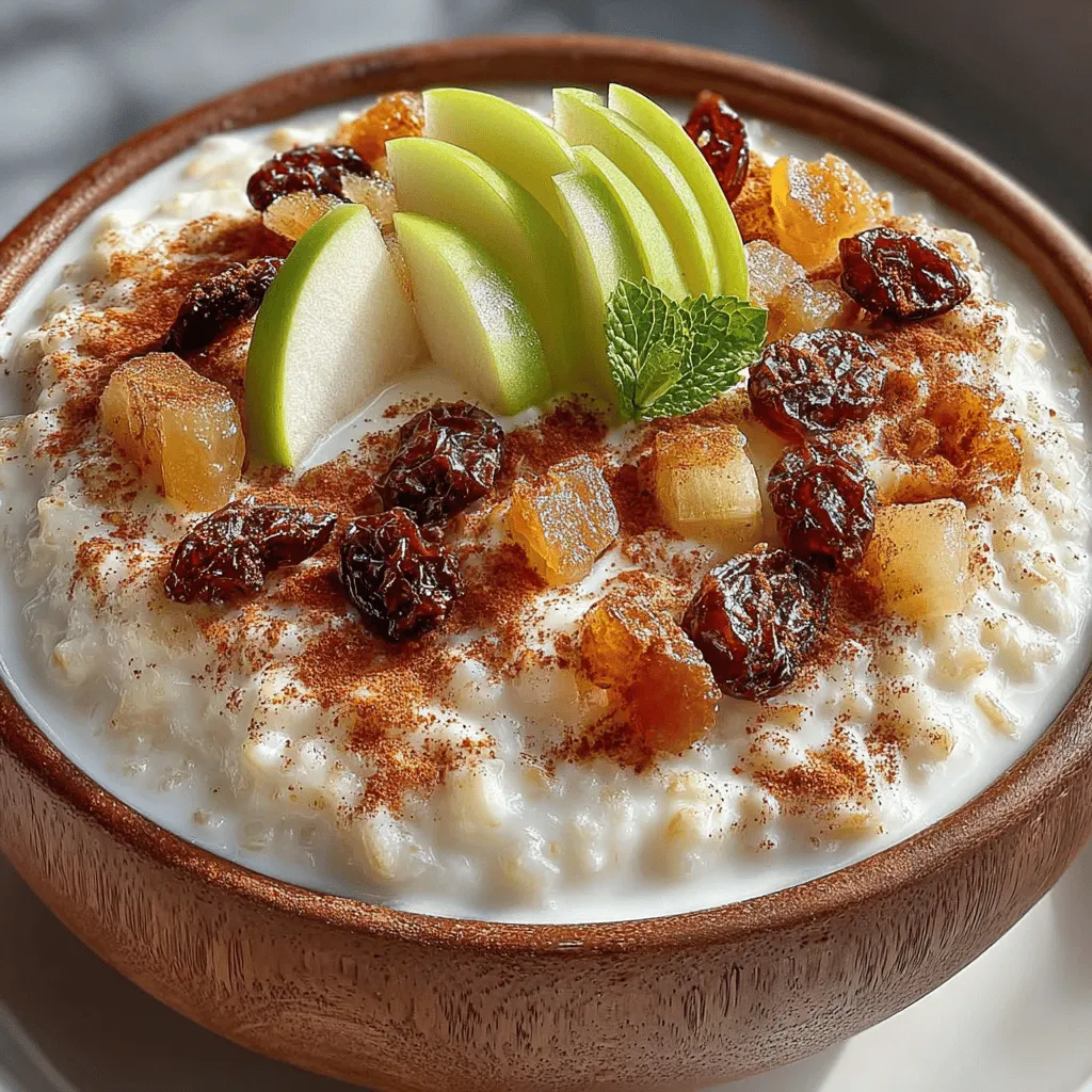 Spiced Apple Rice Pudding is a delightful twist on a classic dessert that combines the comfort of creamy rice pudding with the warm, inviting flavors of spiced apples. This dish brings together the rich creaminess of rice pudding with the natural sweetness and tartness of apples, making it an irresistible dessert that is perfect for any occasion. Whether you're craving a cozy treat on a chilly evening or seeking a sweet addition to your family’s dinner, this spiced apple delight is sure to impress.