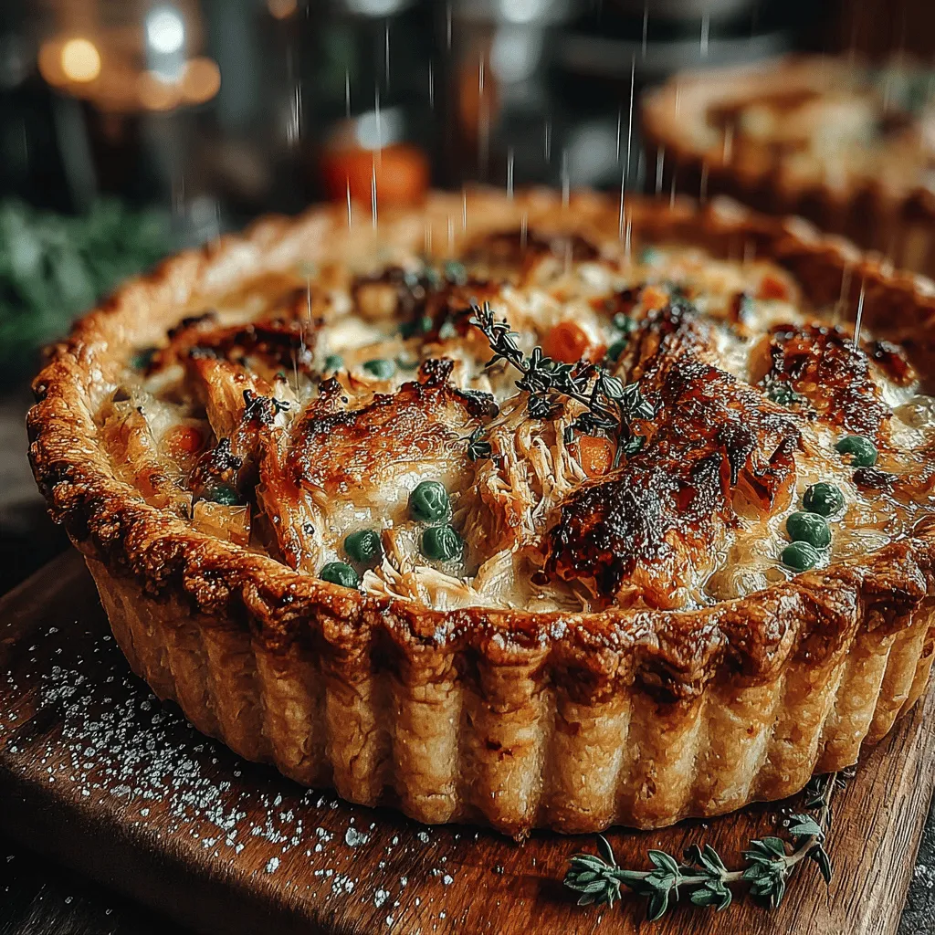 Delve into the comforting world of home-cooked meals with our Hearty Chicken Pot Pie Delight. This classic dish combines tender chicken, vibrant vegetables, and a creamy filling, all encased in a flaky pie crust. Perfect for family dinners or cozy gatherings, this recipe is not only delicious but also simple to make. The aroma of a freshly baked chicken pot pie wafting through your home is sure to evoke feelings of warmth and nostalgia, making it an ideal choice for any occasion. In this article, we will explore the origins of chicken pot pie, its nutritional benefits, a detailed step-by-step guide for preparation, and tips for serving.