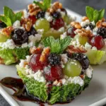 Grape & Cheese Salad Cups present a delightful blend of flavors and textures, making them an exquisite addition to any culinary repertoire. This elegant dish perfectly balances the sweetness of grapes with the richness of cheese, creating a light yet satisfying option that appeals to a wide range of palates. Whether you’re hosting a sophisticated dinner party, celebrating a casual get-together, or simply looking for a refreshing snack, these salad cups are sure to impress your guests and delight your taste buds.
