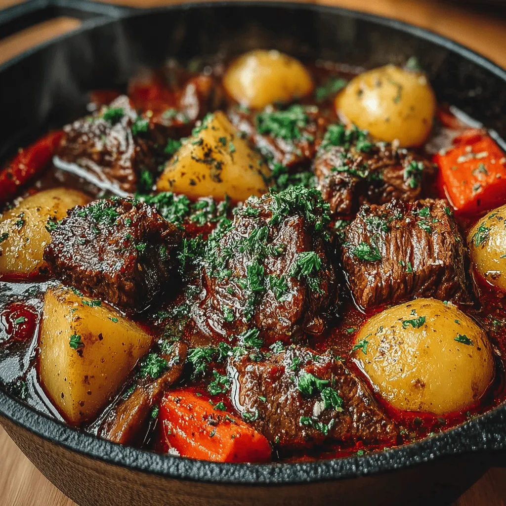 When the temperatures drop and the days grow shorter, few dishes provide the warmth and comfort of a well-made beef stew. Rustic Red Wine Beef Stew is not just a meal; it is a culinary hug in a bowl, rich in flavor and steeped in tradition. This dish has graced tables for generations, originating from rustic kitchens where hearty meals were crafted to nourish families and bring them together. The combination of tender beef, savory vegetables, and aromatic herbs creates a symphony of flavors that is not only satisfying but also deeply comforting.