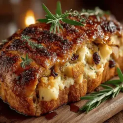 Maple-Glazed Turkey with Apple Stuffing