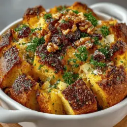 Roasted Apple Sage Stuffing Recipe
