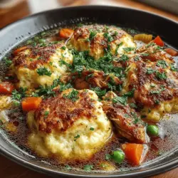 Hearty Rustic Chicken and Dumplings: A Comforting Classic