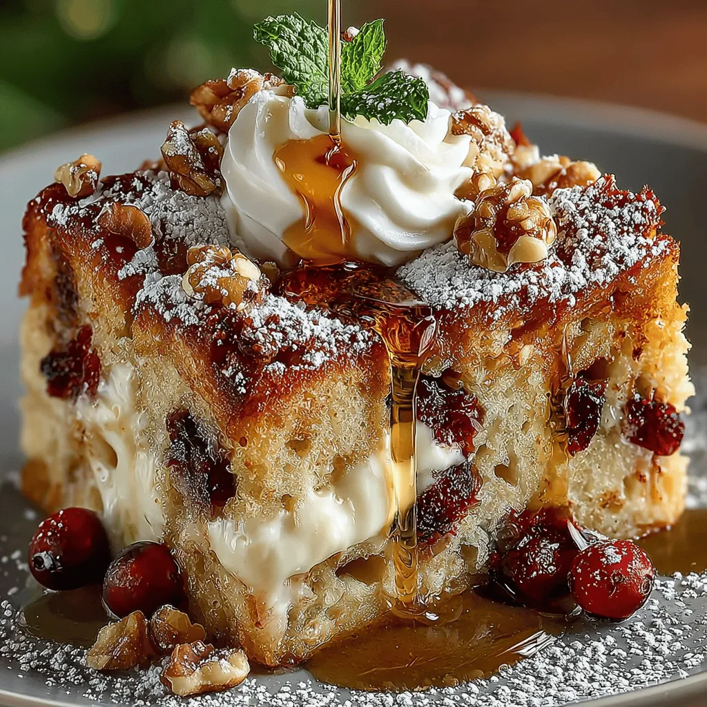 To create a truly delicious Cozy Apple Cranberry Bread Pudding, it’s essential to understand the role each ingredient plays in the final product. The star of the show is, of course, the bread. When it comes to choosing the right type, French bread and challah are two excellent options. Both varieties have a sturdy structure that holds up well during the soaking process, allowing them to absorb the custard without becoming overly soggy. Opting for day-old bread is advisable, as it has had time to dry out slightly, making it better suited for this rich dessert.