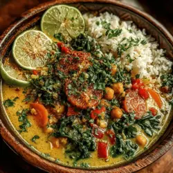 Tropical Bliss Creamy Coconut Chickpea Curry