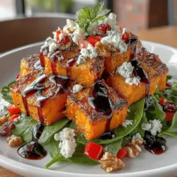 Maple Roasted Sweet Potato Salad Recipe