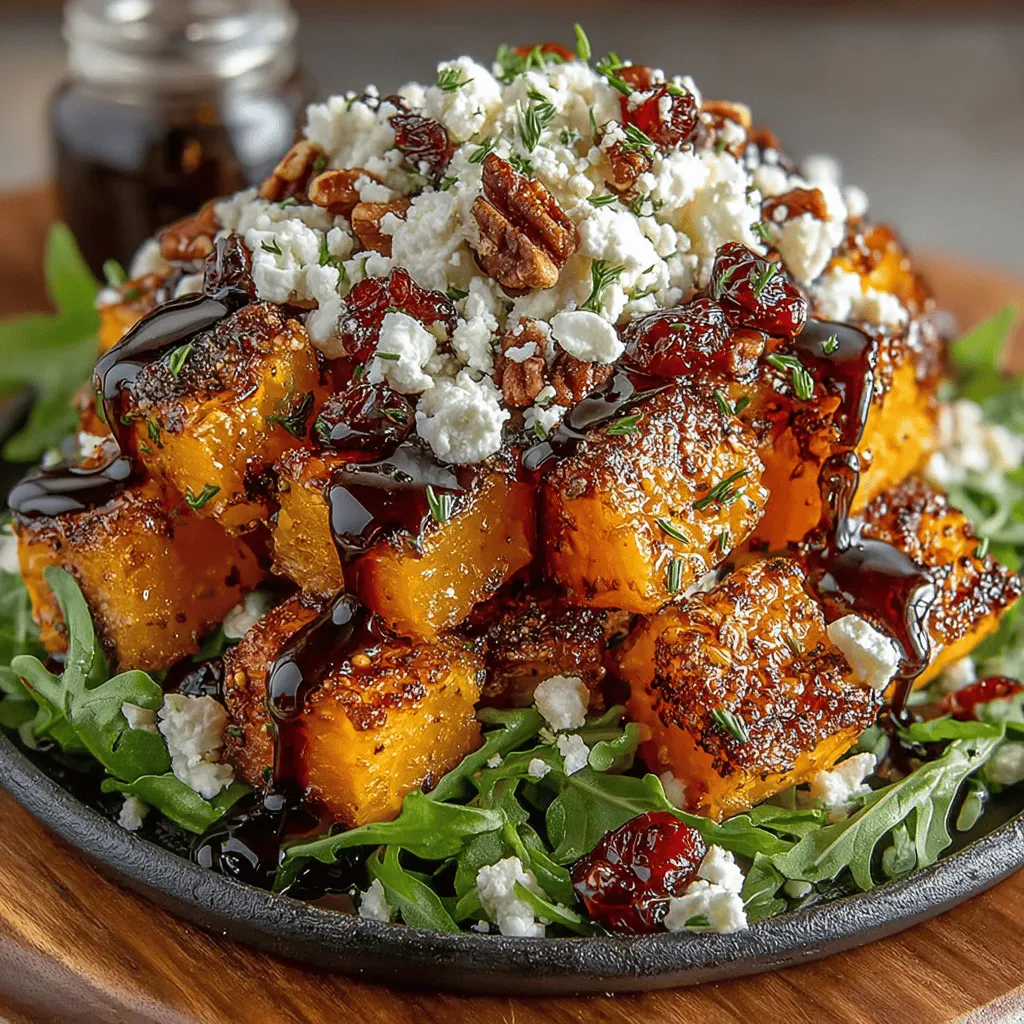 At the heart of this Cozy Autumn Butternut Squash Salad are the carefully selected ingredients that contribute to its unique flavor profile. Each component plays a significant role, elevating the dish from simple to spectacular.
