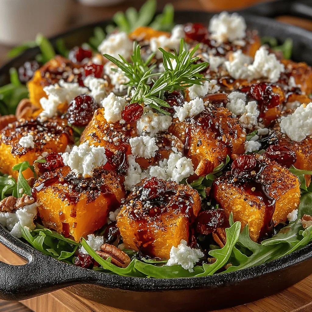 At the heart of this Cozy Autumn Butternut Squash Salad are the carefully selected ingredients that contribute to its unique flavor profile. Each component plays a significant role, elevating the dish from simple to spectacular.