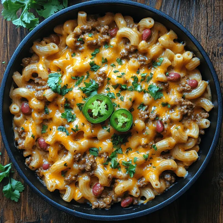 In the realm of hearty comfort foods, few dishes can rival the rich and indulgent experience of Cheesy Chili Mac Madness. This dish effortlessly combines the warmth of macaroni and cheese with the bold flavors of chili, creating a meal that is not only satisfying but also incredibly versatile. Whether you're serving it up for a cozy family dinner or bringing a dish to a potluck, this recipe is sure to impress guests of all ages.