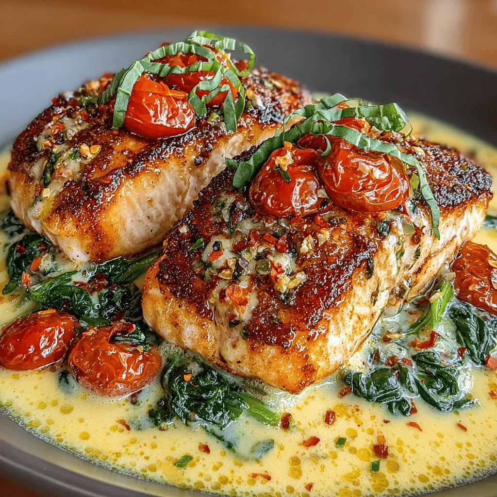 When it comes to creating a dish that embodies both elegance and comfort, Tuscan Delight Salmon stands out as a true culinary gem. This recipe harmoniously blends the flavors of succulent salmon with the vibrant ingredients characteristic of Tuscan cuisine. With its rich, savory sauce and fresh ingredients, this dish promises a delightful dining experience that appeals to both the palate and the eye.