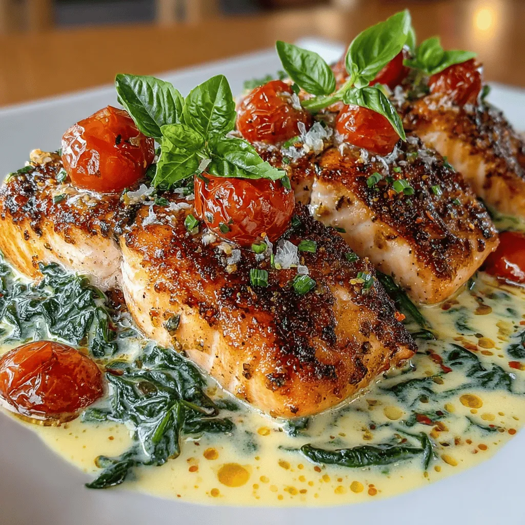 When it comes to creating a dish that embodies both elegance and comfort, Tuscan Delight Salmon stands out as a true culinary gem. This recipe harmoniously blends the flavors of succulent salmon with the vibrant ingredients characteristic of Tuscan cuisine. With its rich, savory sauce and fresh ingredients, this dish promises a delightful dining experience that appeals to both the palate and the eye.