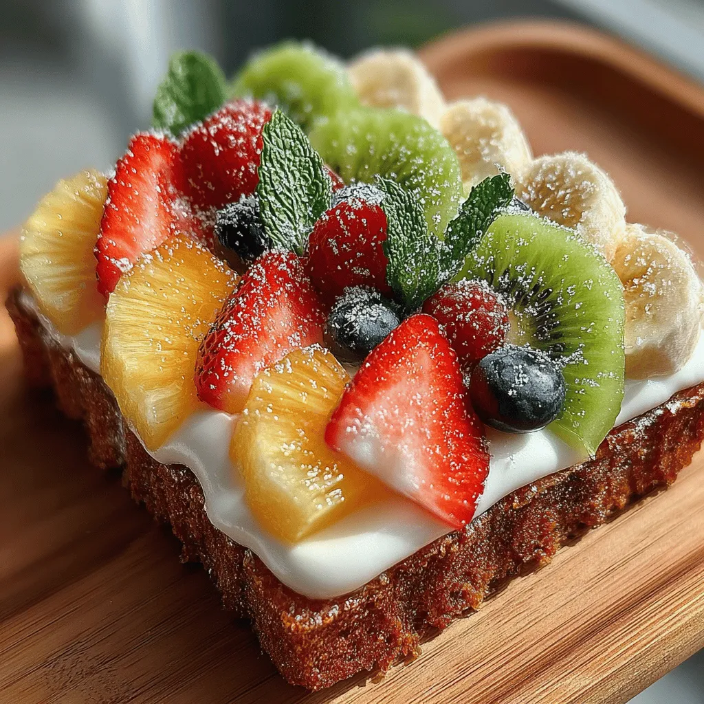 Tropical Paradise Fruit Pizza Recipe