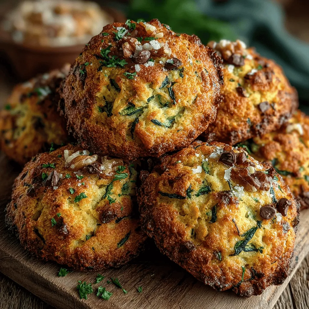 Sweet & Chewy Baked Zucchini Cookies