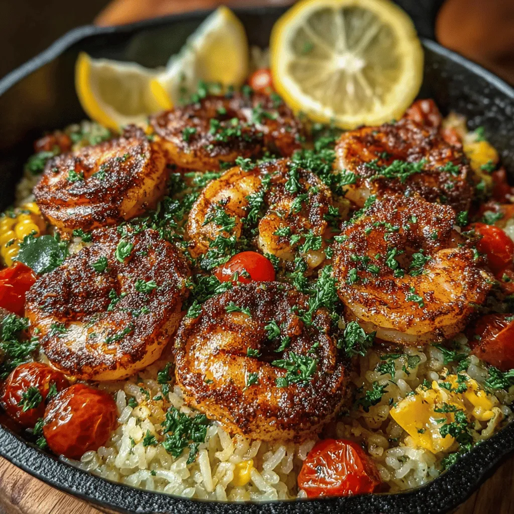 In the fast-paced world we live in today, finding time to cook a delicious meal can often feel like a daunting task. Enter the Spicy One-Pan Cajun Shrimp and Rice Skillet, a dish that combines convenience with mouthwatering flavors, making it a perfect choice for busy weeknights. This recipe not only brings together the robust and zesty essence of Cajun cuisine but also offers a delightful one-pan cooking experience, minimizing cleanup and maximizing flavor.