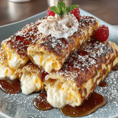 Pumpkin Spice French Toast Roll-Ups
