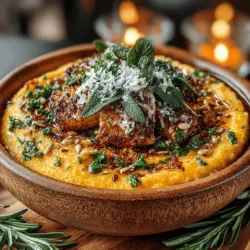 Pumpkin Polenta with Sage Butter: A Cozy Fall Delight