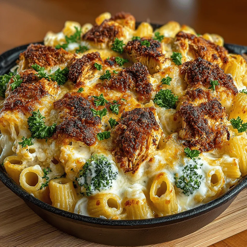 In today’s fast-paced world, comfort food often provides the much-needed solace after a long day. Among the myriad of delectable options available, Cheesy Delight Baked Chicken and Broccoli Pasta has emerged as a quintessential dish that perfectly marries taste and convenience. This creamy delight combines tender chicken, vibrant broccoli, and satisfying pasta, all enveloped in a rich, cheesy sauce that will leave every member of the family asking for seconds. Whether you’re hosting a family gathering or enjoying a cozy night in, this recipe is designed to be both easy to prepare and packed with flavor, making it a surefire hit for both kids and adults alike. In this article, we’ll explore the ingredients, provide step-by-step instructions, and explain why this dish is a must-try for any home cook.