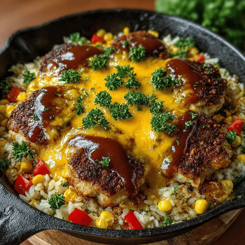 In the fast-paced world we live in, finding the time to prepare a wholesome meal can feel daunting. Enter one-skillet meals—a culinary solution that combines flavor, efficiency, and convenience. Among the myriad of one-skillet options, the Finger-Lickin' One-Skillet BBQ Chicken & Rice Dinner stands out as a crowd-pleaser, ideal for busy weeknights, family gatherings, or casual get-togethers. This dish marries tender, juicy chicken with hearty rice and vibrant vegetables, all enveloped in a rich, smoky BBQ sauce. The result is a comforting yet satisfying meal that not only delights the taste buds but also simplifies the cooking process.
