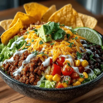 Tasty Turkey Taco Salad Recipe