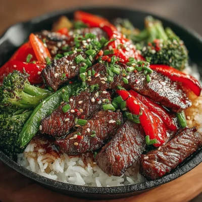Sizzling Beef & Colorful Veggie Stir-Fry