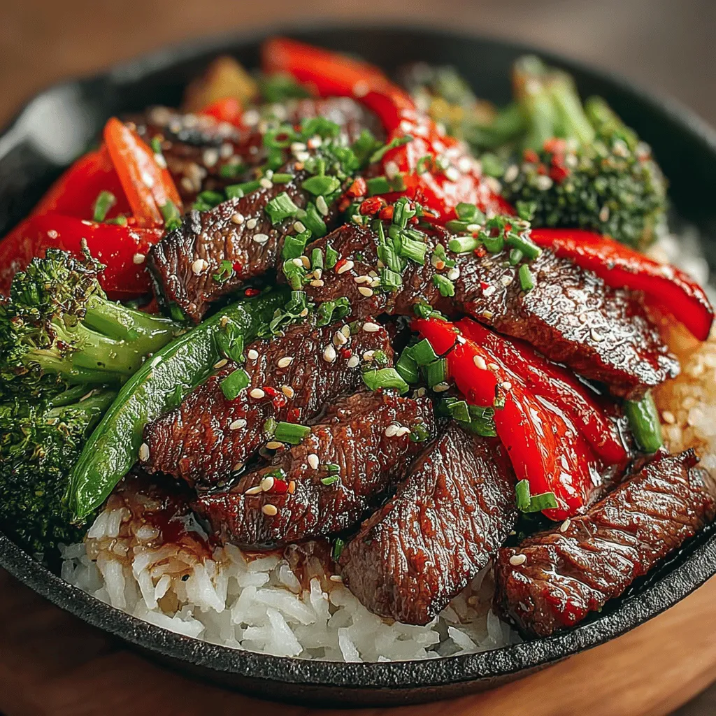 To create the perfect Sizzling Beef & Colorful Veggie Stir-Fry, it's essential to understand the key ingredients that contribute to its robust flavor and appealing presentation. Each component plays a vital role in ensuring the dish is not only delicious but also visually enticing.