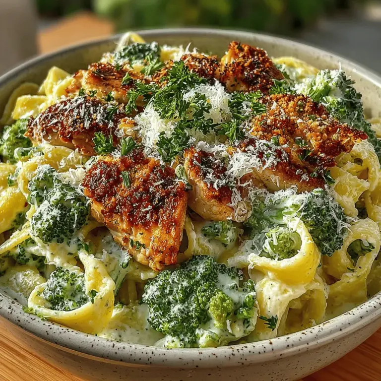 Creamy One-Pot Chicken Alfredo with Broccoli is the ultimate comfort food that delivers rich flavors and wholesome ingredients in a single dish. In today’s fast-paced world, one-pot meals have surged in popularity, offering a convenient solution for busy families and individuals who crave delicious home-cooked meals without the hassle of extensive cleanup. This dish combines tender chicken, vibrant broccoli, and a decadent Alfredo sauce, making it not just a satisfying meal but also a balanced option packed with protein and nutrients.