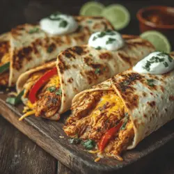 Sizzling Chicken Fajita Wraps