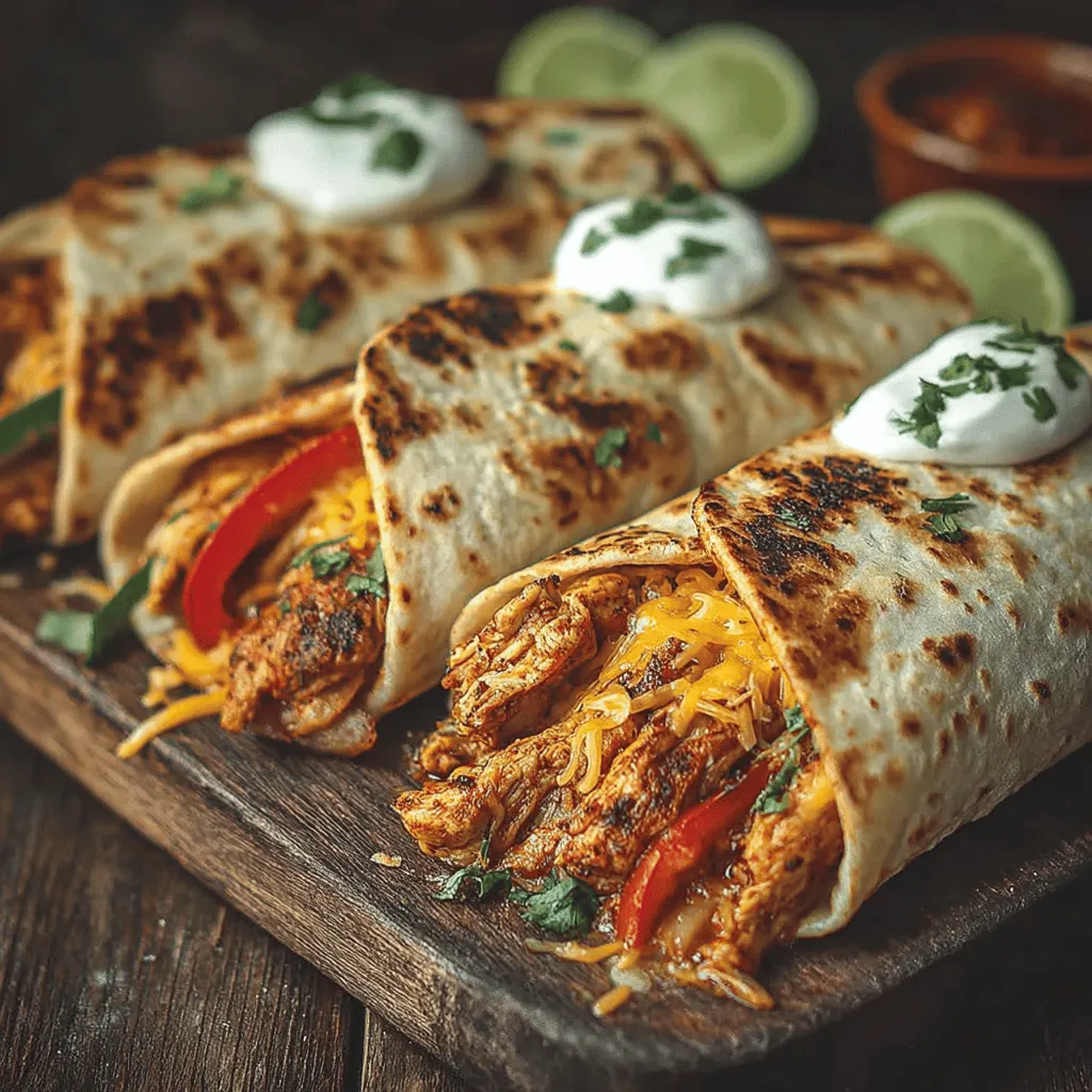 Fajitas have become a beloved staple in many households, celebrated for their vibrant flavors and versatility. This Mexican-inspired dish offers a delightful mix of grilled meats and colorful vegetables, all wrapped in a warm tortilla. Whether served as a casual family dinner or prepared for a festive gathering, fajitas remain a popular choice due to their ease of preparation and the opportunity for customization. Among the various fajita options, Sizzling Chicken Fajita Wraps stand out as a quick and delicious meal that can satisfy a range of palates, making them an ideal choice for busy weeknights or entertaining guests.