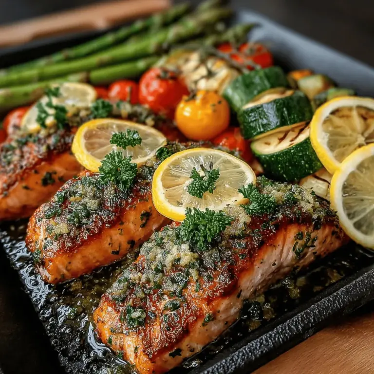 In today's fast-paced world, finding a simple yet delicious recipe can feel like a daunting task. Enter the Zesty Lemon Garlic Sheet Pan Salmon—a dish that combines the vibrant flavors of lemon and garlic with the health benefits of salmon and fresh vegetables. This recipe not only delights the palate but also simplifies meal preparation, making it an ideal choice for busy weeknights.