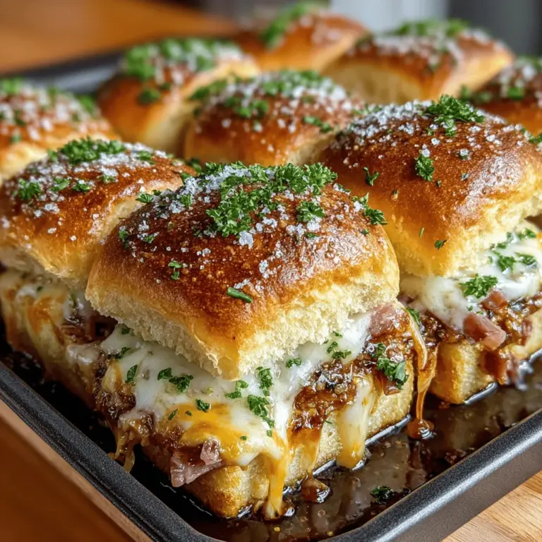 In the realm of comfort food, few dishes embody warmth and satisfaction quite like sliders. These bite-sized delights have gained immense popularity, becoming a staple at gatherings, game days, and cozy family dinners alike. Among the myriad of slider recipes, Cheesy Ham Delights stand out for their exquisite combination of flavors and textures. Imagine fluffy, warm buns enveloping layers of savory ham and gooey cheese, all enhanced by a rich, buttery glaze. This blog post will guide you through crafting these savory sliders, providing insights into the ingredients, preparation methods, and serving suggestions to elevate your culinary experience.