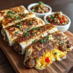 Breakfast burritos have surged in popularity over the last few years, becoming a beloved choice for those seeking a filling and flavorful morning meal. These delicious wraps combine the best elements of breakfast into a convenient, portable package that can be enjoyed at home or on the go. Among the many variations, Cheesy Sausage Breakfast Burritos stand out for their irresistible combination of savory sausage, creamy eggs, and melty cheese, making them a family favorite that pleases even the pickiest eaters.