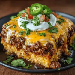 Cheesy Taco Rice Casserole Recipe: A Comforting Delight for Any Occasion