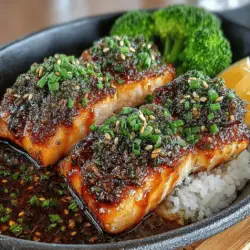 Are you in the mood for a dish that’s not only delicious but also quick to prepare? Look no further than Sizzling Skillet Teriyaki Salmon. This dish has gained popularity for its irresistible combination of savory and sweet flavors, making it a favorite among seafood lovers and culinary enthusiasts alike. The star of this recipe is salmon, a fish renowned for its rich taste and health benefits, paired with a homemade teriyaki sauce that elevates the dish to new heights.