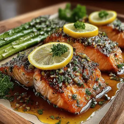 Lemon Zest Delight: Sheet Pan Salmon & Asparagus