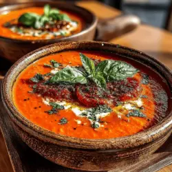 30-Minute Creamy Tomato Basil Soup
